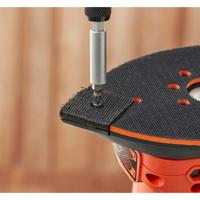 BLACK+DECKER BEW200 200W 4IN1 Multischuurmachine | Vlak-, detail-, en excentrische schuurzool | 1x Schuurvinger | 6x Schuurvellen - BEW200-QS - thumbnail