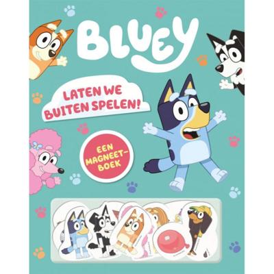 Bluey Laten we buiten spelen (magneetboek)
