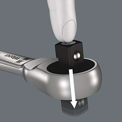 Wera 8100 SC 7 Zyklop Metal-ratelset doorsteekvierkant, 1/2"-aandrijving, metrisch, 28 -delig - 1 stuk(s) - 05004077001 - thumbnail