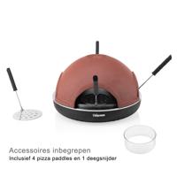 Tristar PZ9154 Pizza Festa 4 Zwart/Terracotta - thumbnail
