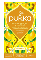 Thee pukka lemon ginger manuka honey 20 zakjes - thumbnail
