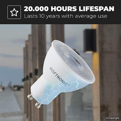 10x GU10 LED spot - 4,5 Watt 345 lumen - 38° - 4000K Neutraal wit licht - Dimbaar - LED reflector - Vervangt 50 Watt