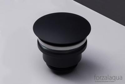 Afvoerplug chroom 5/4'' altijd open zwart Afvoerplug chroom 5/4'' altijd open zwart