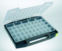 raaco Boxxser 55 5x10-45 Assortimentskoffer (l x b x h) 361 x 421 x 55 mm Aantal vakken: 45 Inhoud 1 stuk(s) - thumbnail