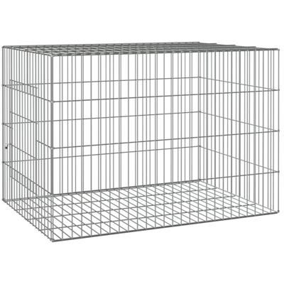 Konijnenkooi 78x54x54 cm gegalvaniseerd ijzer Konijnenkooi 78x54x54 cm gegalvaniseerd ijzer