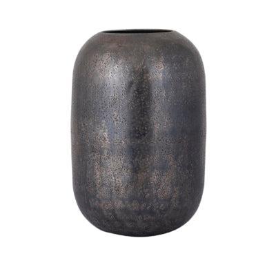 PTMD vaas yourne s aluminium grijs 25 cm | 12 stuks