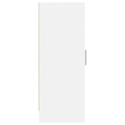 Schoenenkast 32x35x92 cm bewerkt hout wit