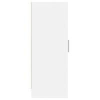Schoenenkast 32x35x92 cm bewerkt hout wit - thumbnail