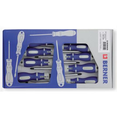 Berner 240280 schroevendraaier set 7-delig met slagkop Berner 240280 schroevendraaier set 7-delig met slagkop