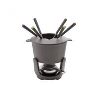 Cosy & Trendy Fondueset Gietijzer - 6 personen - grijs - 1.2 liter - thumbnail