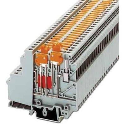 Phoenix Contact 3101126 Doorgangsserieklem 6.2 mm Schroeven Grijs 50 stuk(s)