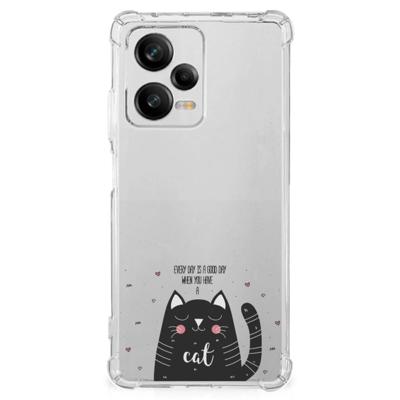 Xiaomi Redmi Note 12 Pro Plus Stevig | Bumper Hoesje | Cat Good Day Xiaomi Redmi Note 12 Pro Plus Stevig | Bumper Hoesje | Cat Good Day