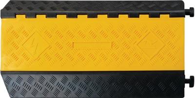 Admiral Slang- en kabelkanaal | L1.000xB250xH50 mm | rubber | 2 kanalen à 31 mm | 1 stuk - 698-019-2 698-019-2