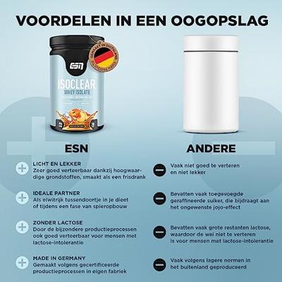 Isoclear whey isolate peach ice tea 908 Gram