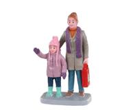 Christmas market shoppers kerstfiguur LEMAX - Lemax - thumbnail