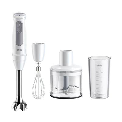 Staafmixer - BRAUN - MultiQuick 5 - 1000 W - 21 snelheden - 600 ml maatbeker - Minihakmolen - Garde - Wit