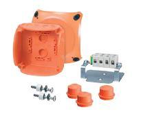 Hensel FK 0404 Aftakkast (l x b x h) 70 x 104 x 104 mm Oranje IP65, IP66 1 stuk(s)