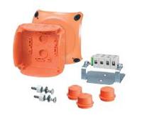Hensel FK 0404 Aftakkast (l x b x h) 70 x 104 x 104 mm Oranje IP65, IP66 1 stuk(s) - thumbnail