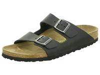 BIRKENSTOCK - Arizona slippers zwart Nubuck Unisex - thumbnail