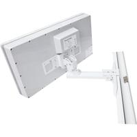 Telestar 5109471 Digiflat 2 Twin Sat platte antenne voor 2 deelnemers (LNB: 0,2dB, 33,7 dBi winst, raammuur/masthouder, kompas, montagegereedschap) wit - thumbnail