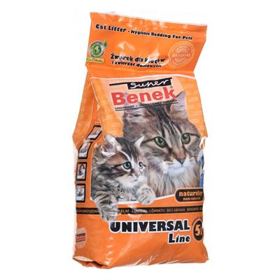 SUPER BENEK UNIVERSAL Kattenbakvulling Bentoniet grit Natuurlijk 5 l