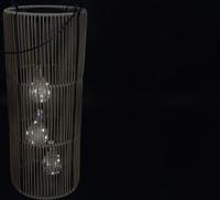 Decostar Hanglamp solar LED Fadime S 45 cm naturel - thumbnail