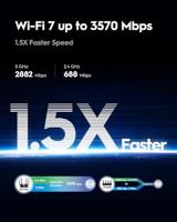 Router CUDY WR3600H BE3600 2.5G Wi-Fi 7 Mesh Router - thumbnail