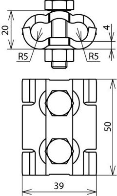DEHN PV 4.10 SKM8X30 STTZN Overspanningsveilige montageset 1 stuk(s) DEHN PV 4.10 SKM8X30 STTZN Overspanningsveilige montageset 1 stuk(s)