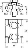 DEHN PV 4.10 SKM8X30 STTZN Overspanningsveilige montageset 1 stuk(s) - thumbnail