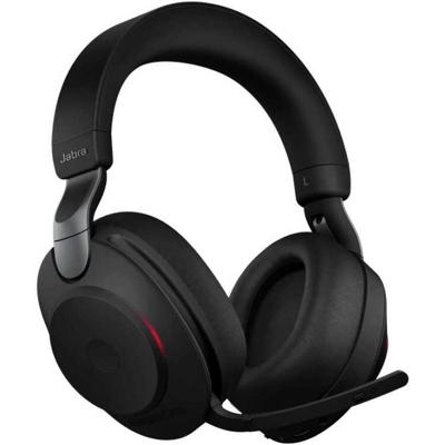 Jabra Evolve2 85 Headset Bedraad en draadloos Hoofdband Kantoor/callcenter USB Type-A Bluetooth Zwart