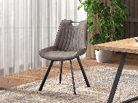 Stoel PAOLA donkergrijs - thumbnail