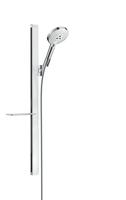 Hansgrohe Raindance Select S doucheset 120 3jet met Unica&apos;E glijstang 90 cm, wit/chroom - thumbnail