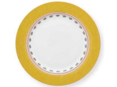 Pip Studio La Majorelle Dinerbord Geel 26.5cm