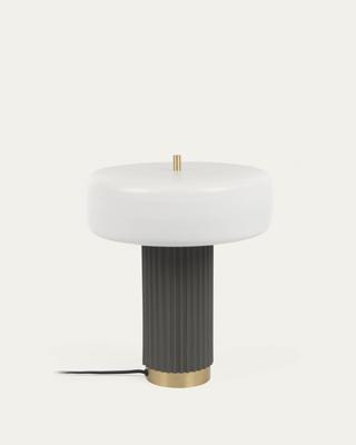 Kave Home Tafellamp 'Serenella' Metaal en glas Kave Home Tafellamp 'Serenella' Metaal en glas