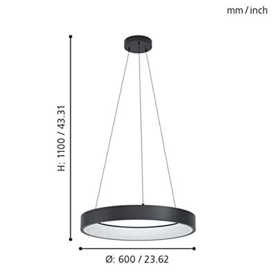 Eglo HanglampZigbee Marghera-Z - 900068