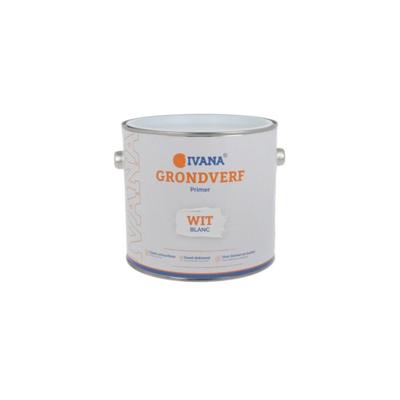 Ivana 57298 synthetische Grondverf wit - 2,5 liter