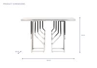 Gang DKD Home Decor Wit Zilverkleurig 120 x 40 x 78 cm - thumbnail