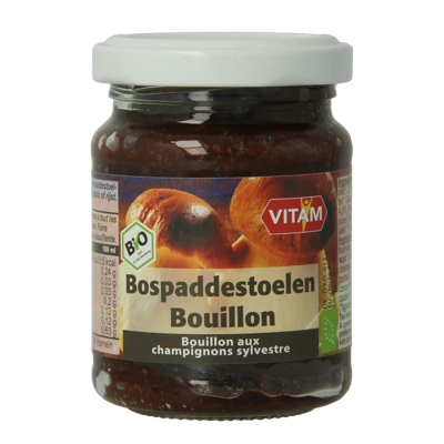 Vitam Bospaddenstoelen bouillon bio 150 Gram Vitam Bospaddenstoelen bouillon bio 150 Gram