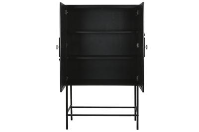 Kast Home ESPRIT Wit Zwart Metaal Spar 100 x 40 x 170 cm