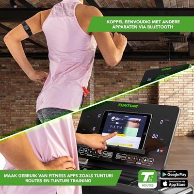 Tunturi Digitale Hartslag armband l Bluetooth Hartslagmeter ANT+ l Zwart