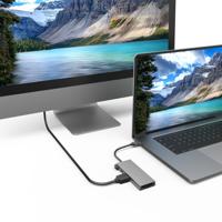 Hama USB-C (USB 3.2 Gen 2) multiport hub 6 poorten Grijs - thumbnail