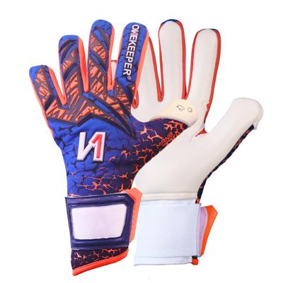 Onekeeper Mana Keepershandschoenen Blauw Oranje Wit Onekeeper Mana Keepershandschoenen Blauw Oranje Wit