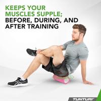 Tunturi Foam roller l 33 cm l Ø 14 cm l paars - thumbnail