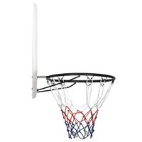 VidaXL Basketbalbord 90x60x2 cm polyetheen wit - thumbnail