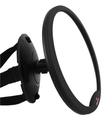 BabyDan achterbankspiegel 23,5 x 19 cm ABS/acryl zwart