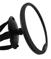 BabyDan achterbankspiegel 23,5 x 19 cm ABS/acryl zwart - thumbnail