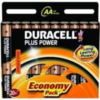 Duracell Plus AA-batterijen (20 stuks) - 1,5V-alkaline batterijen - Gaan tot 100% langer mee - Betrouwbaar voor dagelijks gebruikte apparaten - 0% plastic verpakking - 10 jaar te bewaren - LR6 MN1500 - thumbnail