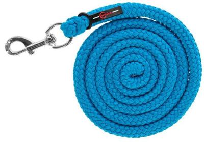 Voorbrenglijn met musketon hippo pe blauw