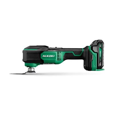 Hikoki CV18DAWRZ Accu Multitool | 18 V | Inclusief 2 x 2.0 Ah accu's en lader | In HSC II koffer - CV18DAWRZ Hikoki CV18DAWRZ Accu Multitool | 18 V | Inclusief 2 x 2.0 Ah accu's en lader | In HSC II koffer - CV18DAWRZ