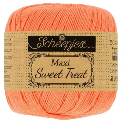 Scheepjes Maxi Sweet Treat - 410 Rich Coral - Haakgaren / Breigaren Scheepjes Maxi Sweet Treat - 410 Rich Coral - Haakgaren / Breigaren